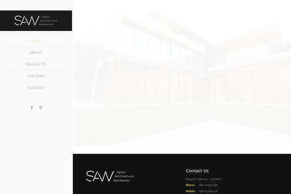 Archi theme site design template sample