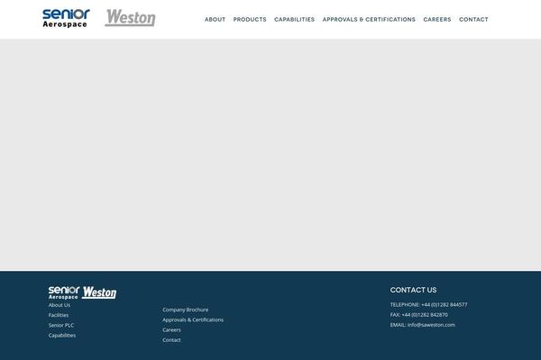 Weston theme site design template sample