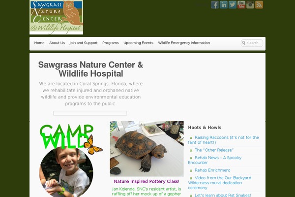 sawgrassnaturecenter.org site used Voyage