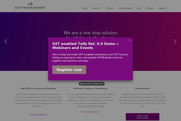 Nifty theme site design template sample