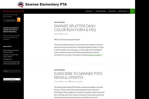 sawneepta.org site used Educate