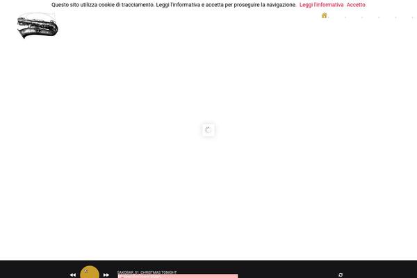 saxobar.it site used Muziq-jellythemes