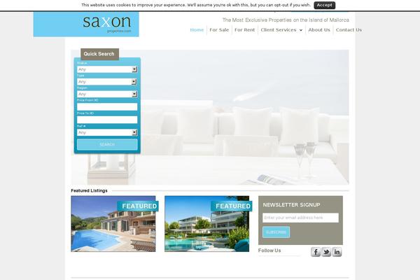 saxonproperties.com site used Realestate_3