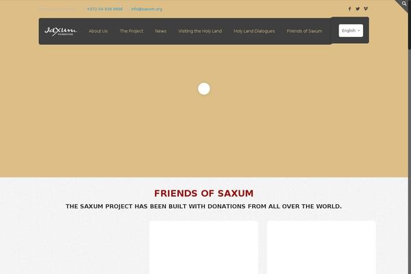 saxum.org site used Saxum