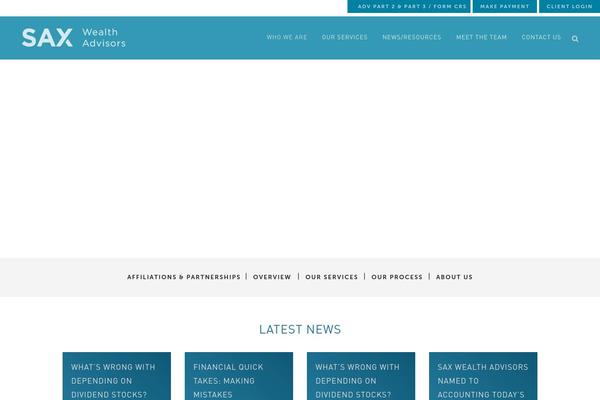 WordPress website example screenshot