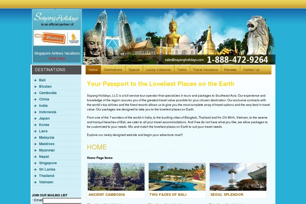 sayangholidays.com site used Sayang-holidays-travel