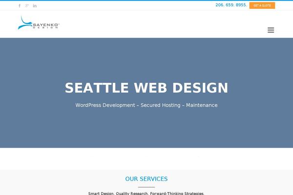 Sd theme site design template sample