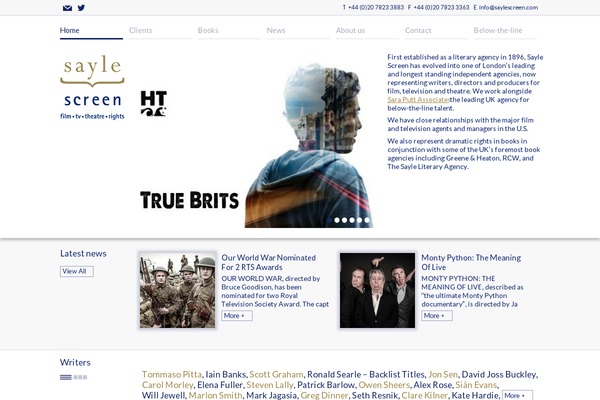 saylescreen.com site used Boilerplate