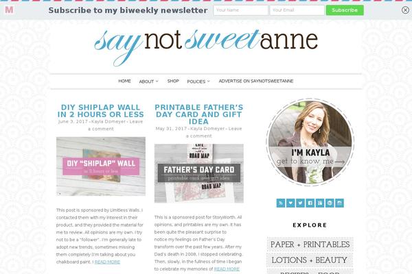 saynotsweetanne.com site used Biscuit-child