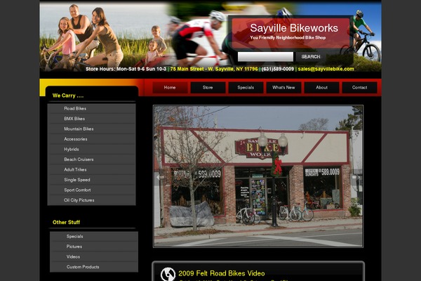 sayvillebike.com site used Console-promag