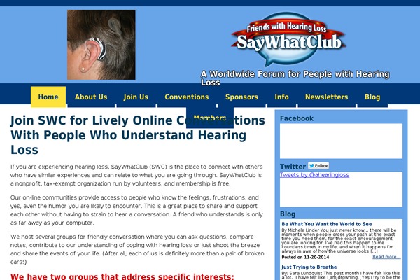 saywhatclub.com site used Saywhatclub
