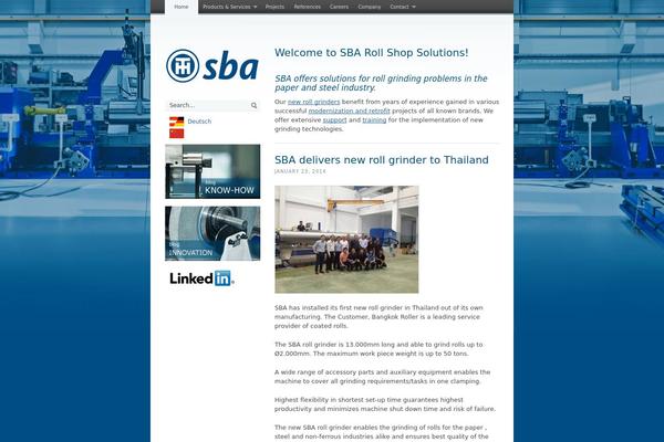 Thesis 1.8 theme site design template sample