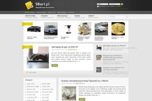 Site using Sbart-stats plugin