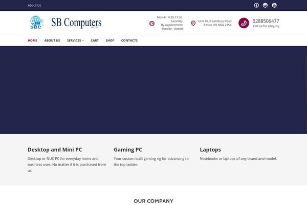 ComRepair theme site design template sample