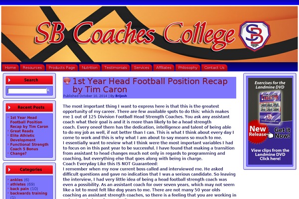 sbcoachescollege.com site used Sb_coaches_college_bb