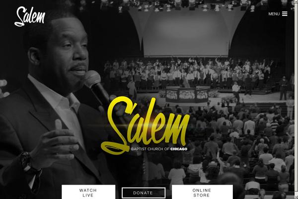Salem theme site design template sample