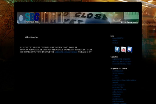 WordPress website example screenshot