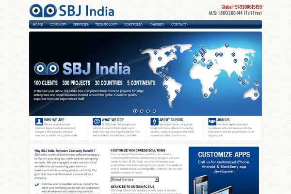 sbjindia.com site used Blank-theme