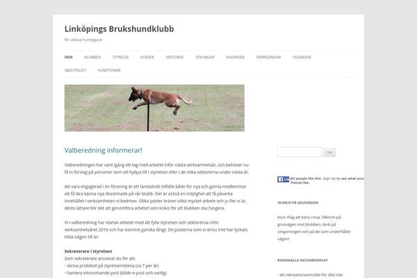 Twenty Twelve theme site design template sample
