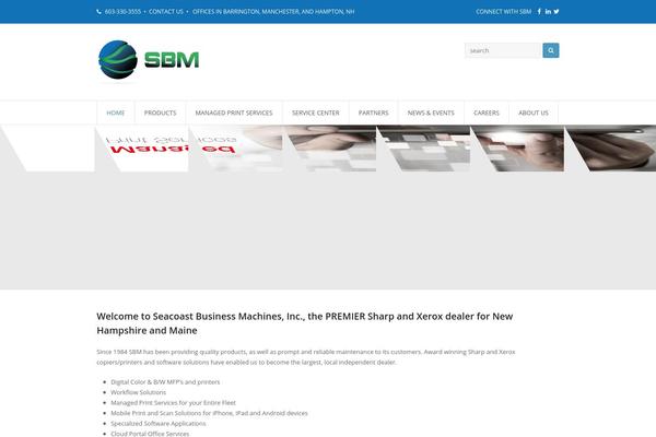 Total theme site design template sample