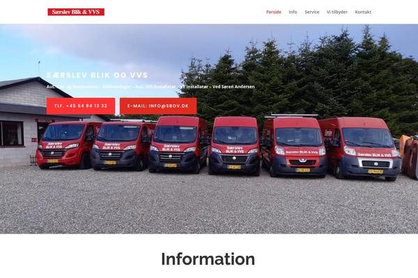 WordPress website example screenshot