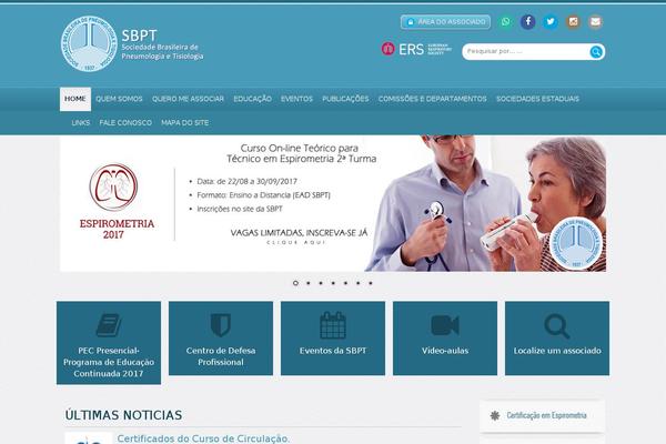 sbpt.org.br site used Portal_icase_novo