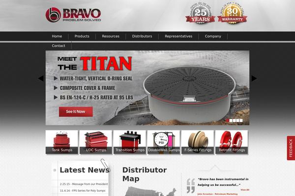 Bravo theme site design template sample