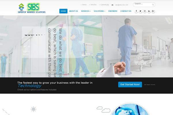 Porto theme site design template sample