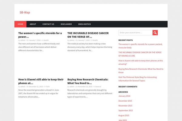 Trident Lite theme site design template sample