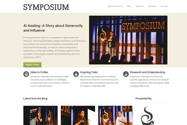 scaasymposium.org site used Incredible Wp
