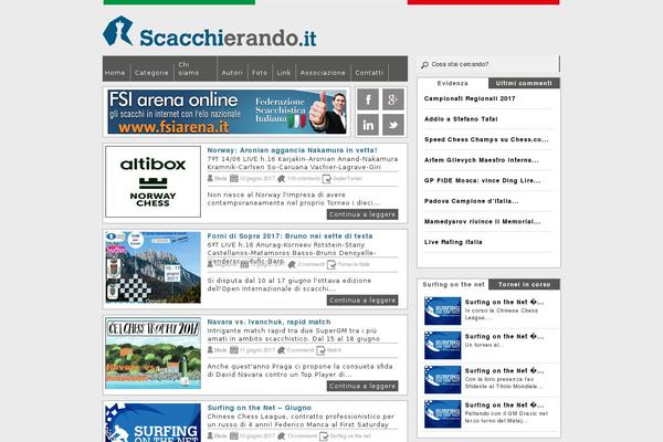 scacchierando.it site used Scacchierando