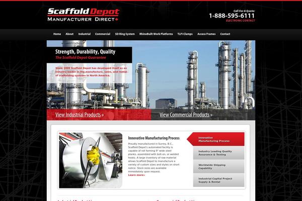 scaffolddepot.com site used Scaffolddepot