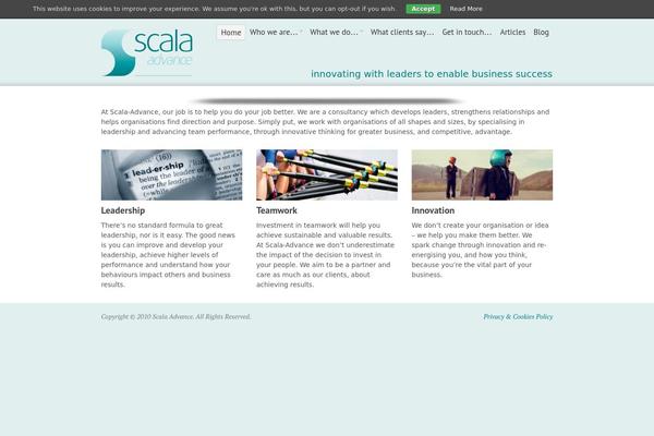 scala-advance.com site used Scala-advance