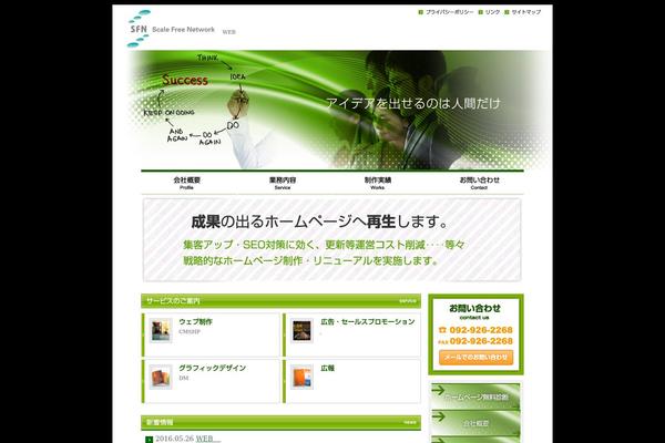 scalefree-network.com site used Sfn