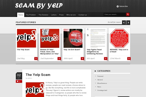 scam-by-yelp.com site used Edge131