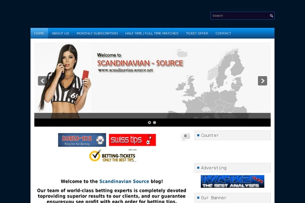 scandinavian-source.net site used Scandinaviansource