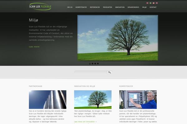 inFocus theme site design template sample