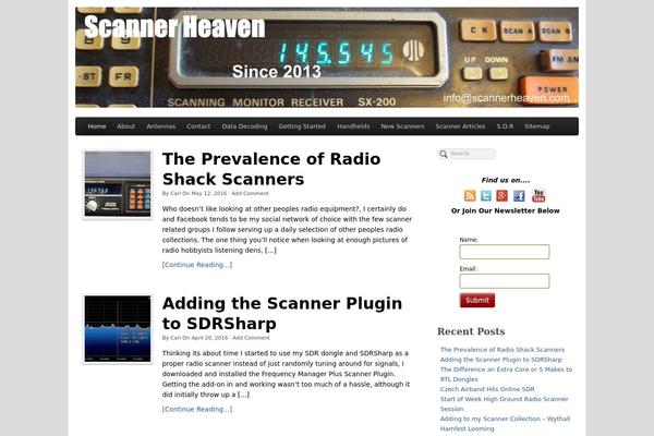 PageLines theme site design template sample