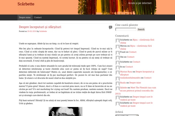 WordPress website example screenshot