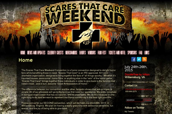 scaresthatcareweekend.com site used Stcw