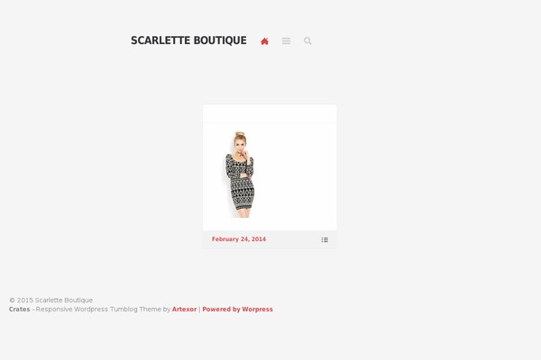 scarletteboutique.com site used Crates