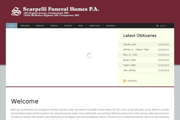 scarpellifh.com site used Memorial