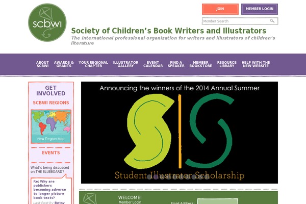 scbwi-main theme websites examples