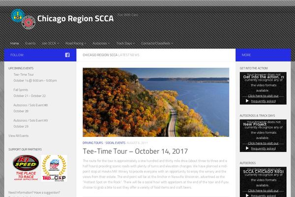 scca-chicago.com site used Hueman Child
