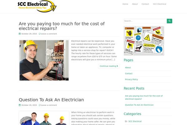 sccelectrical.com site used Dazzling