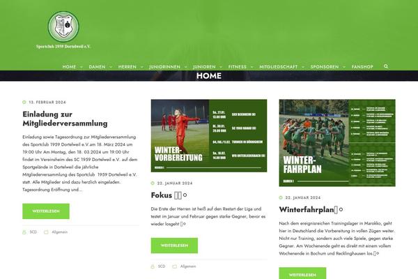 Site using SportsPress - Manage Leagues & Sports Clubs plugin