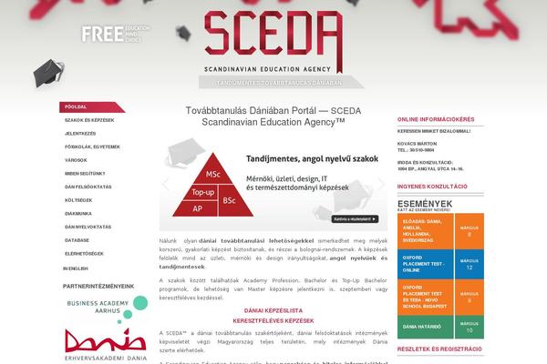 sceda.eu site used Sceda_design