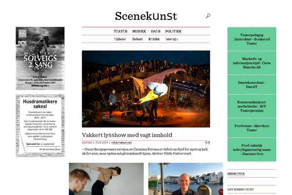 scenekunst.no site used Scenekunst