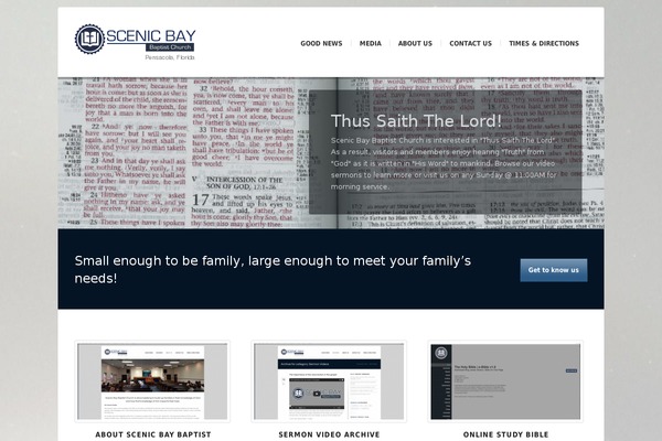 scenicbaybaptist.org site used Incarnation