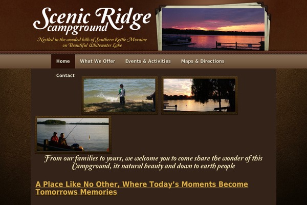 WordPress website example screenshot